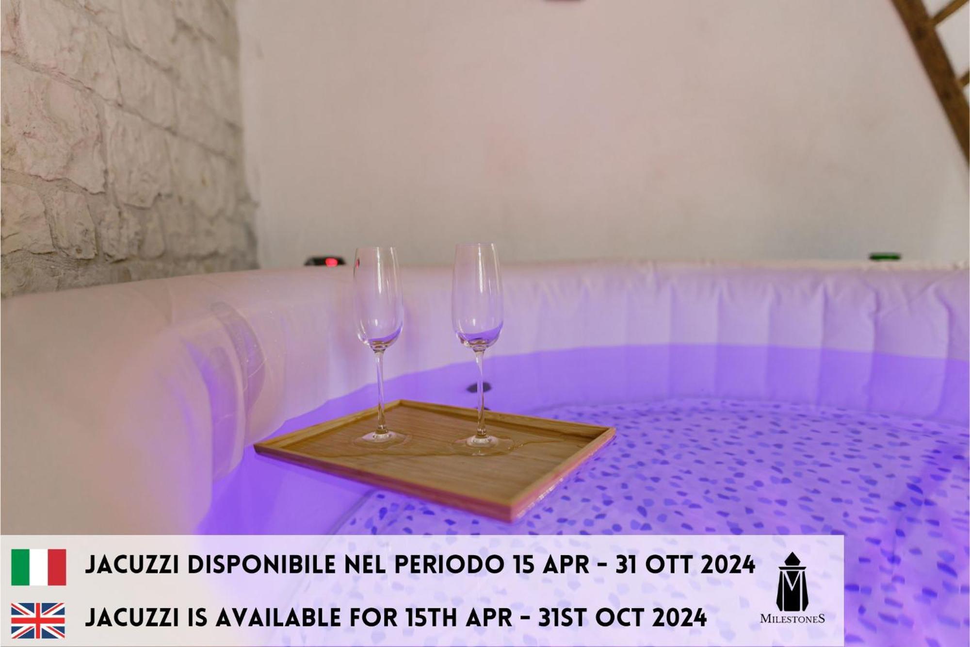 אלברובלו Milestones Modern Suite Trullo Jacuzzi Spa & Relax מראה חיצוני תמונה