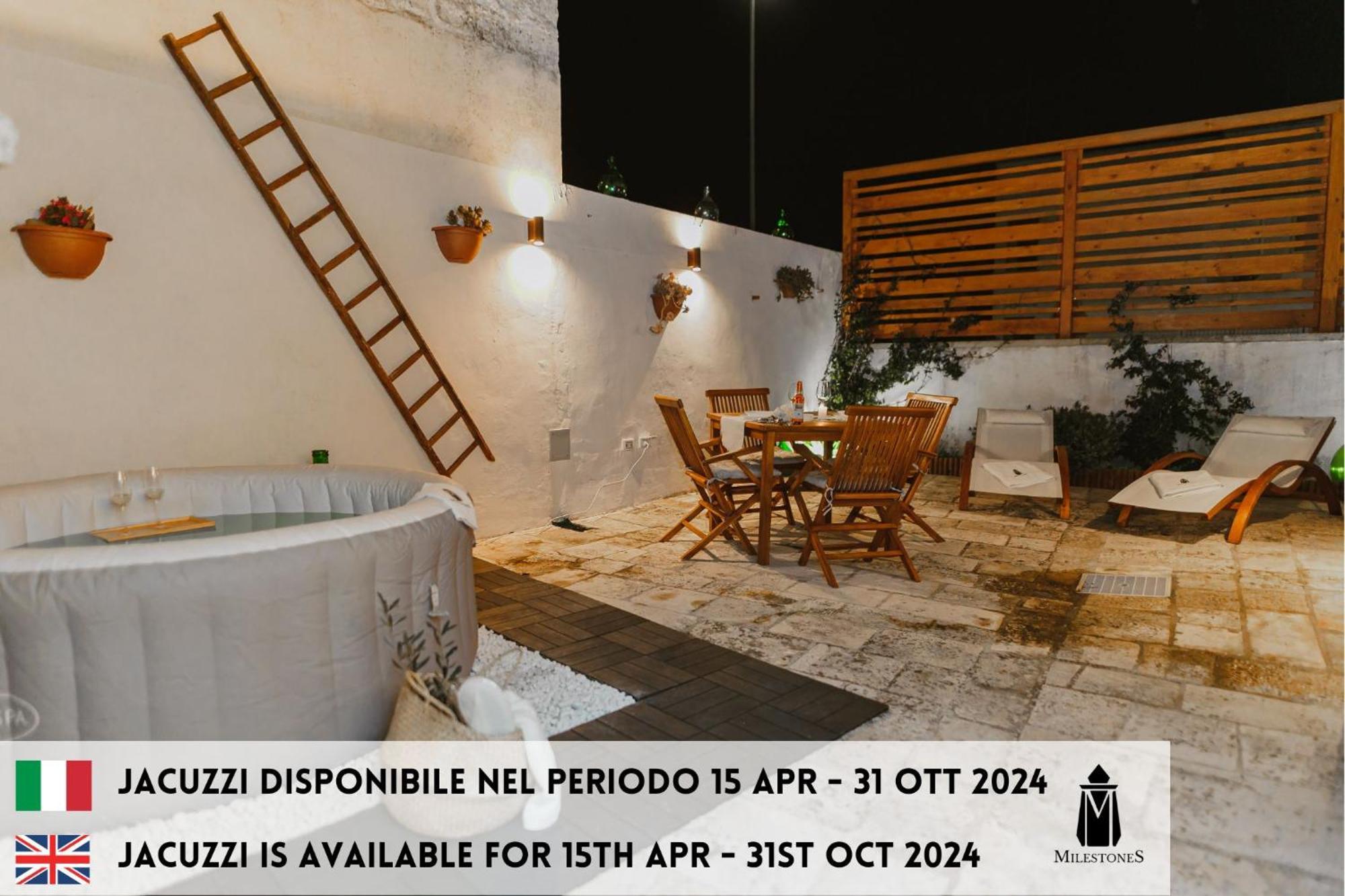 אלברובלו Milestones Modern Suite Trullo Jacuzzi Spa & Relax מראה חיצוני תמונה