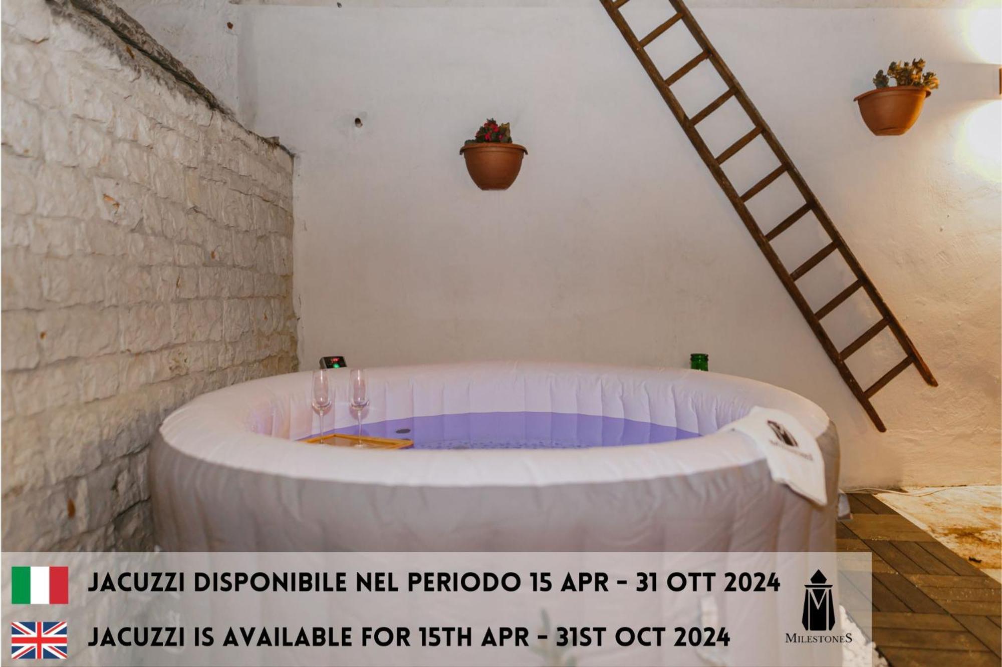 אלברובלו Milestones Modern Suite Trullo Jacuzzi Spa & Relax מראה חיצוני תמונה